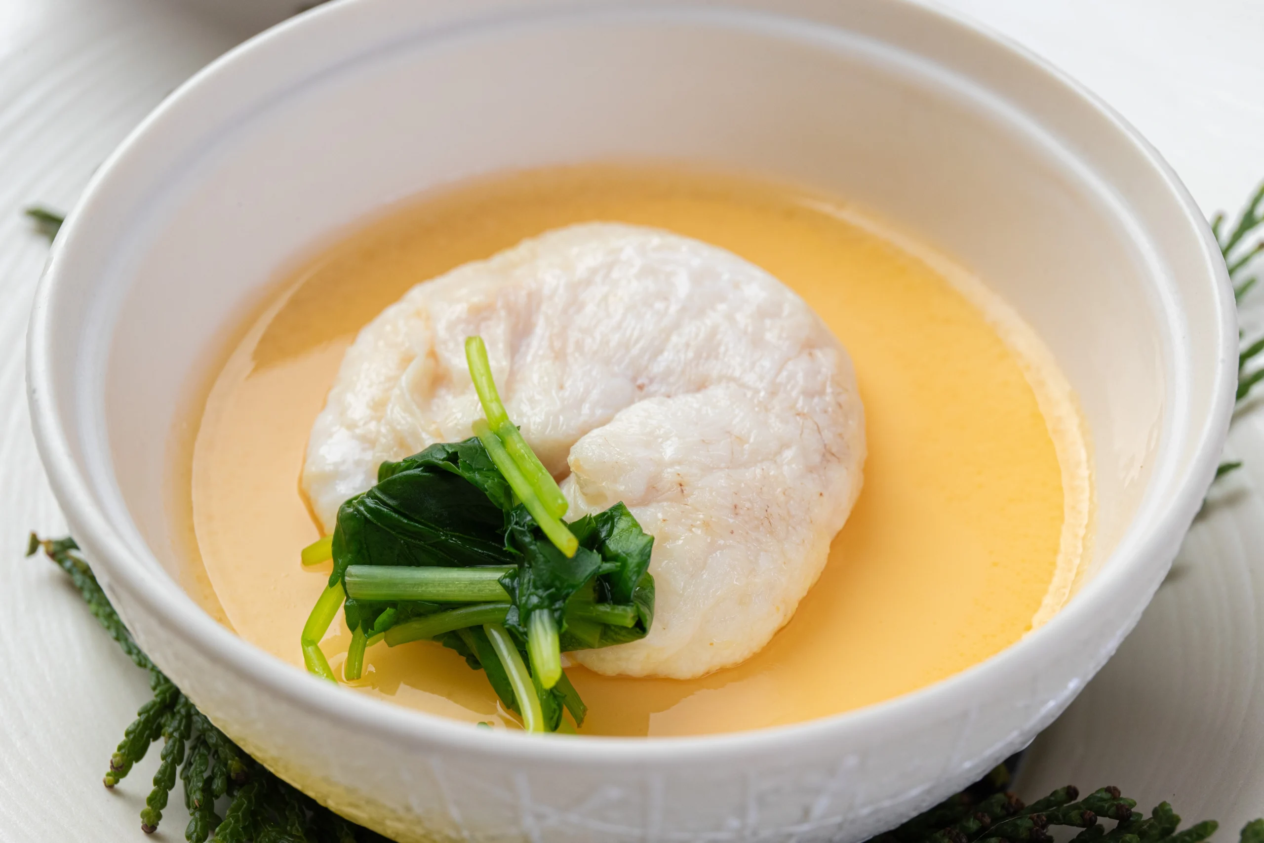 ふぐ白子茶碗蒸し