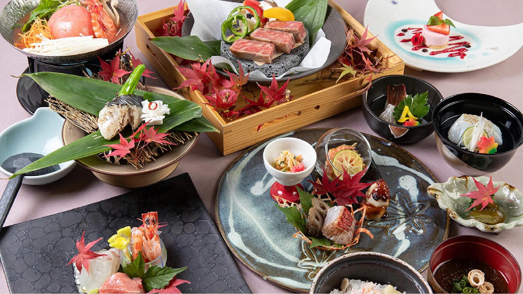 夜の日帰り宴会_季節の味わい会席