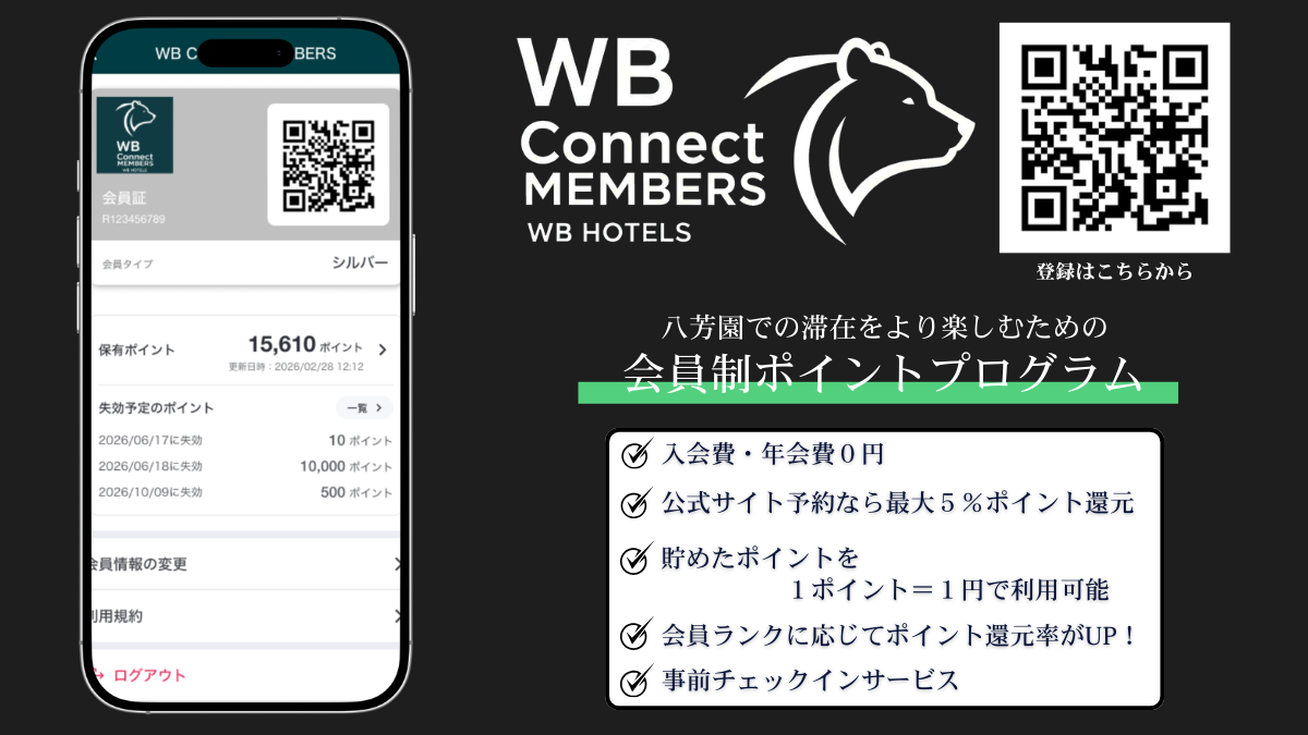 WB ConnectMEMBERS会員登録特典