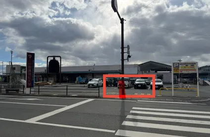 JR玉名駅の乗降場所の様子