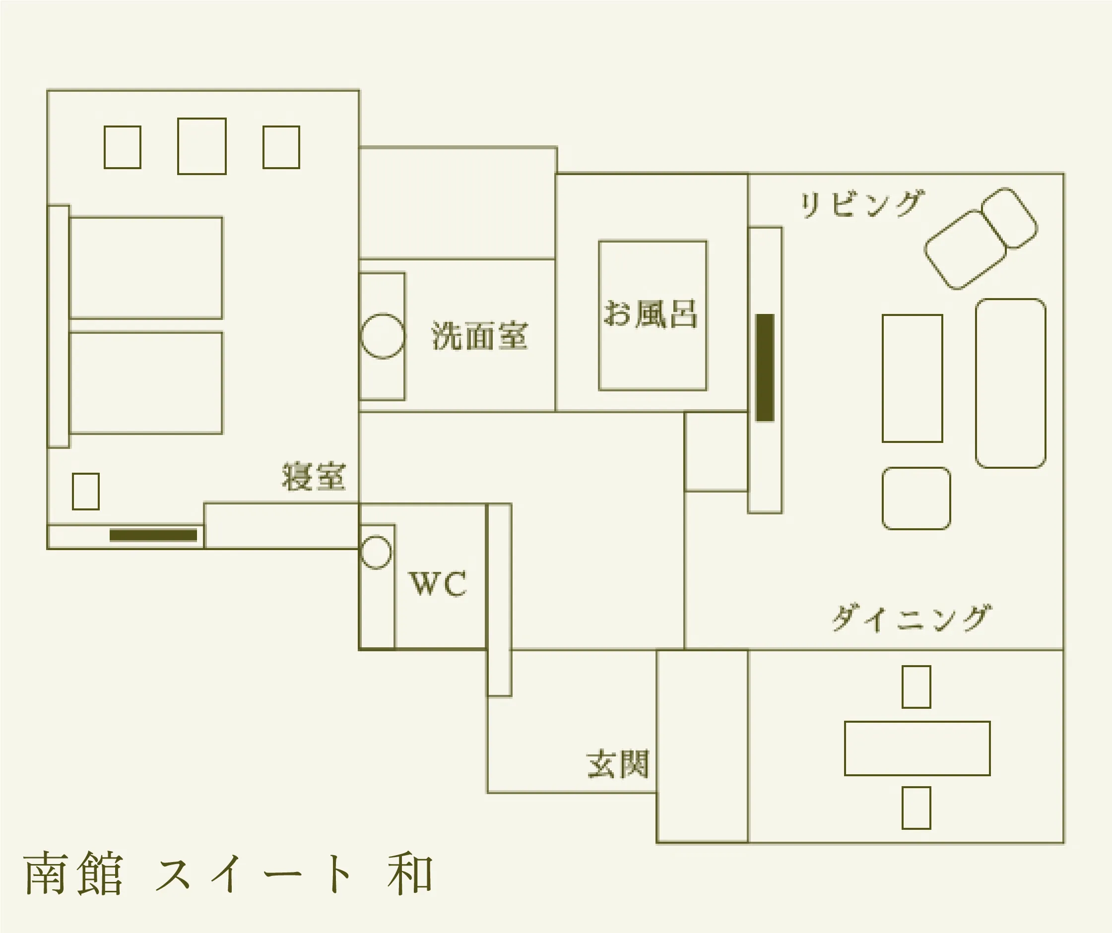 部屋間取り