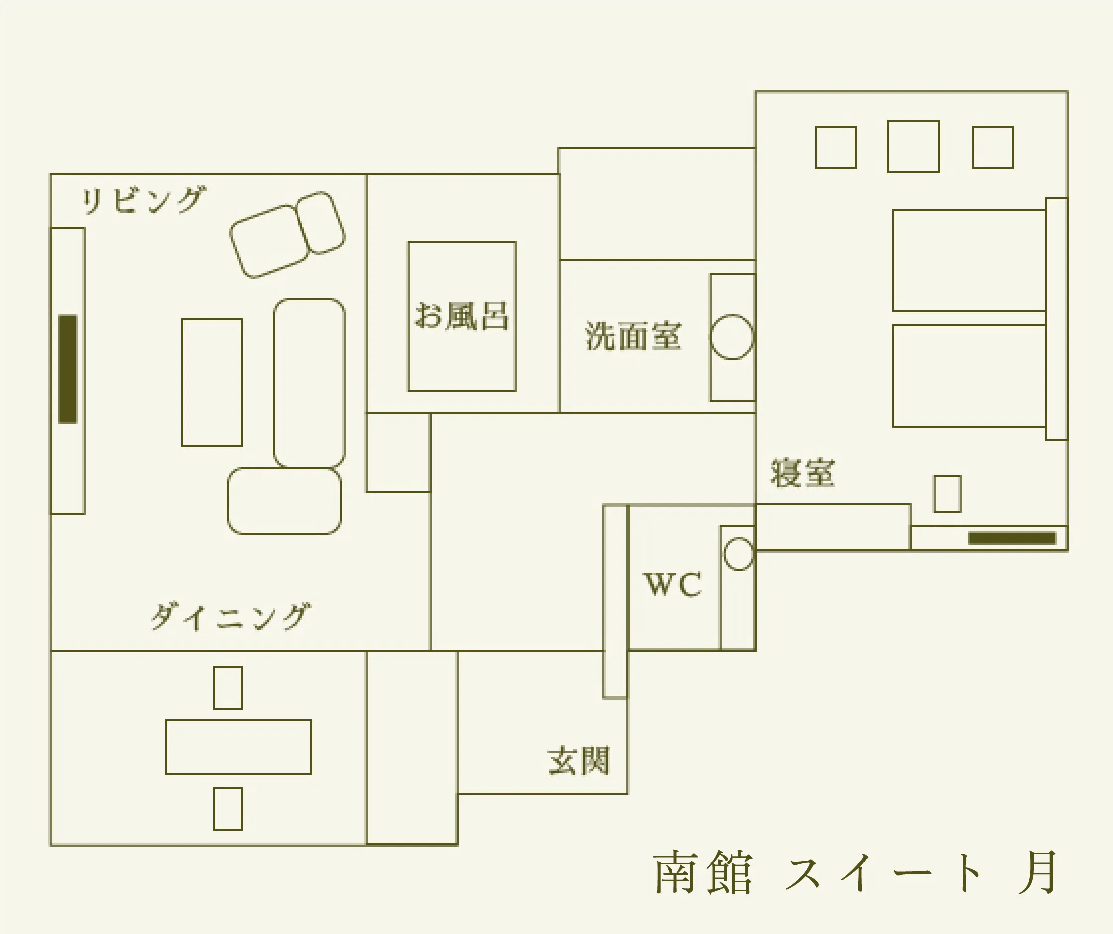 部屋間取り