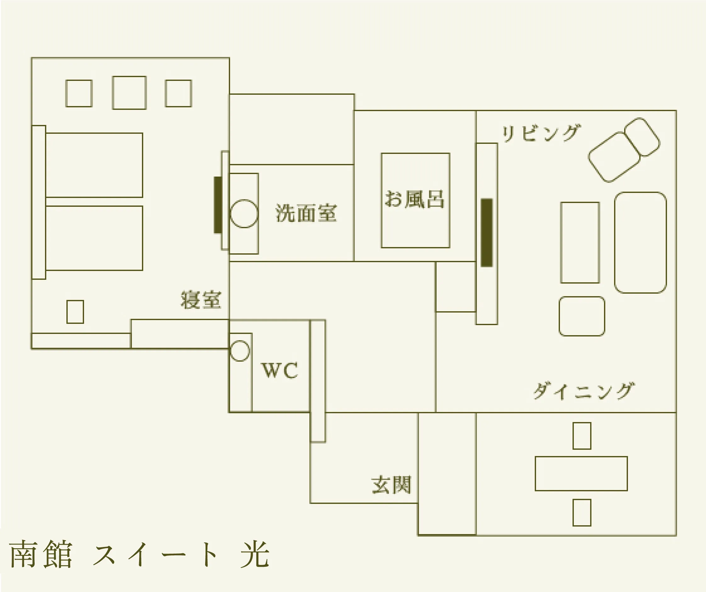 部屋間取り
