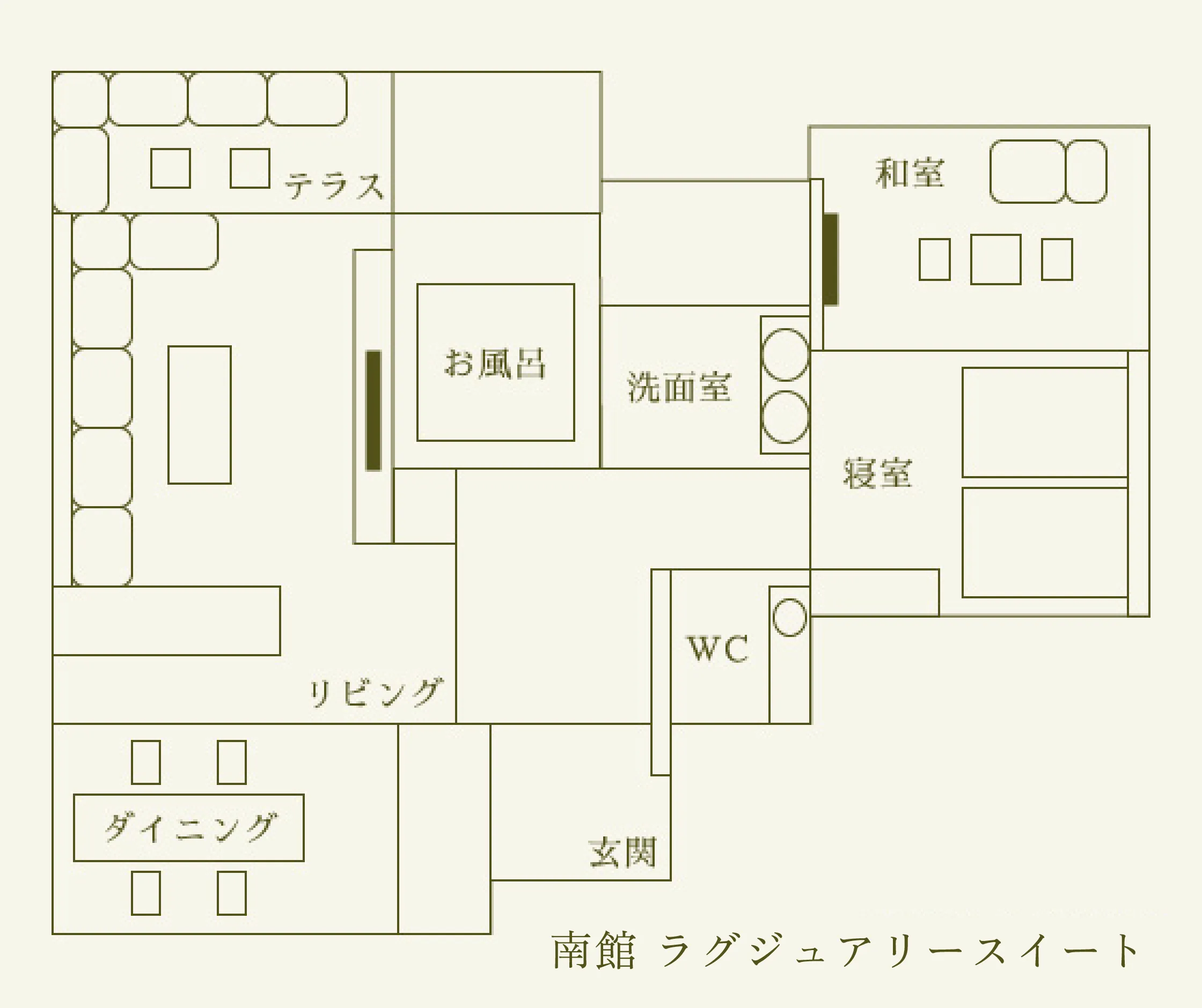 部屋間取り