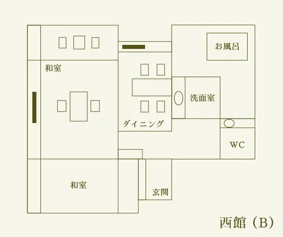 部屋間取りB