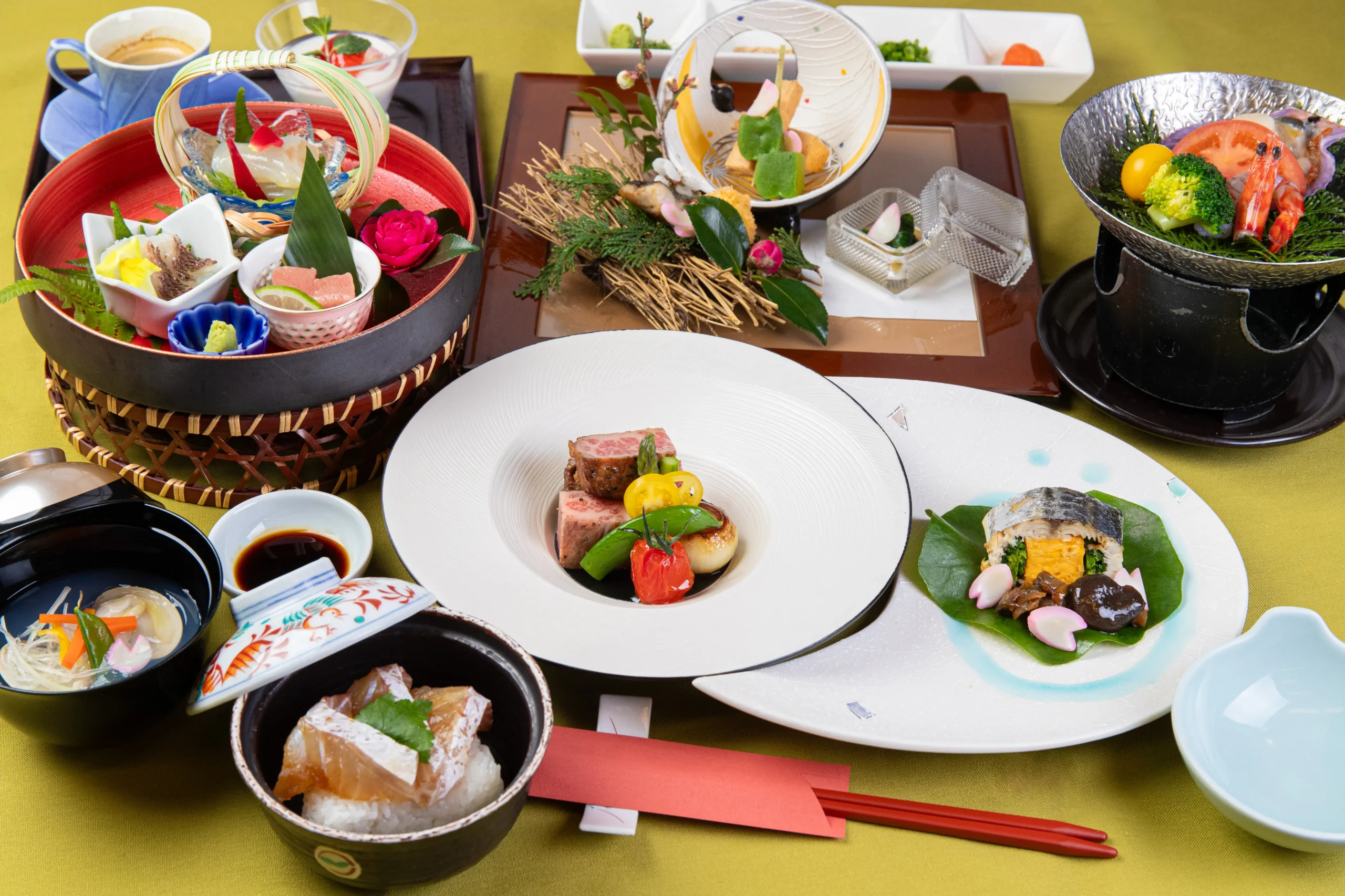 Image 1 厳選美味会席一例