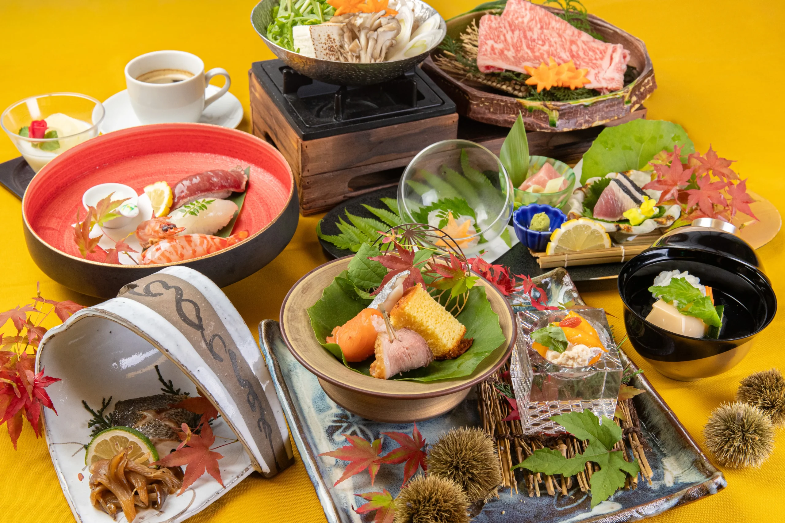 Image 1 厳選美味会席一例